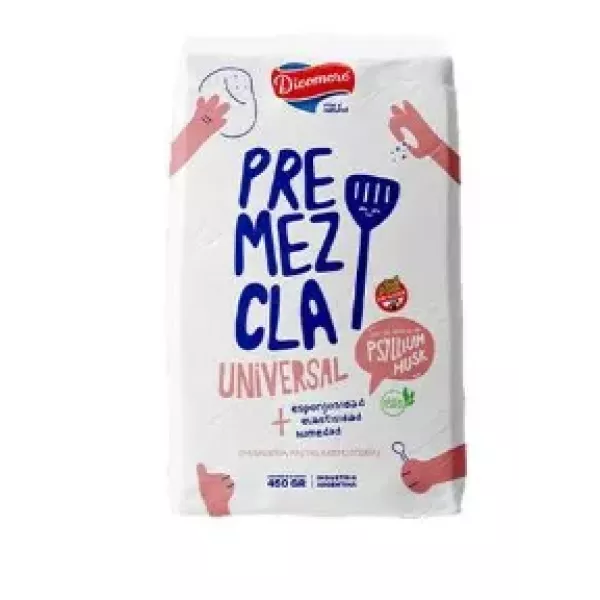 Premezcla Universal Sin Tacc Con Psyllium Husk 450gr Dicomere