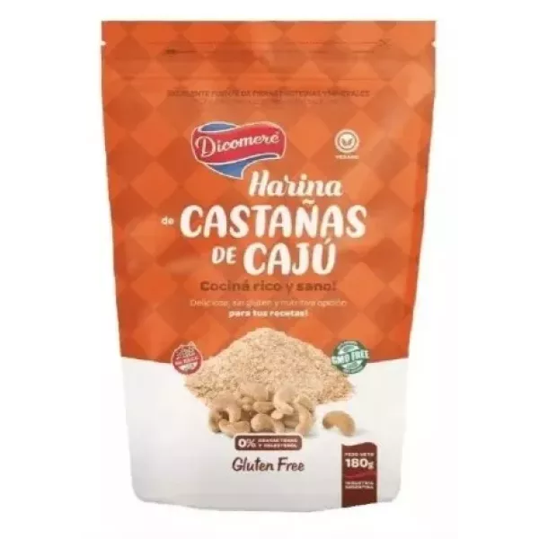 Harina De Castaña De Caju Sin Tacc X 180 Grs Dicomere