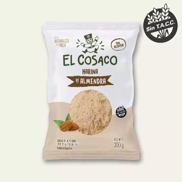 Harina De Almendras Sin Tacc X200gr El Cosaco