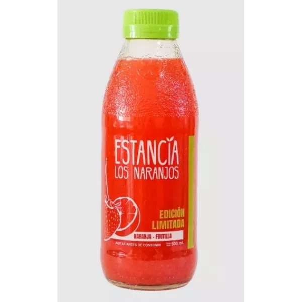 Jugo De Naranja Frutilla 500 Ml Estancia Los Naranjos
