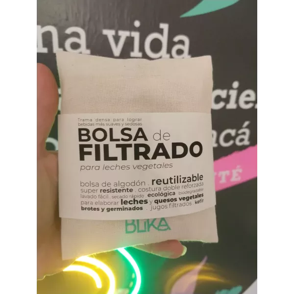 Bolsa Para Filtrado 100% Algodón Blika
