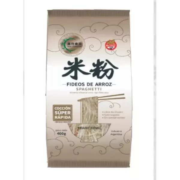 Spaghetti De Arroz X200grs Orox