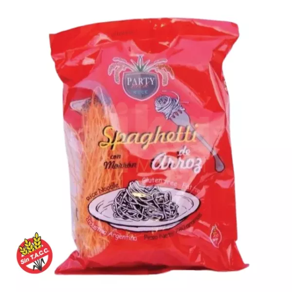 Spaghetti De Arroz Con Morron Party Beck Rice