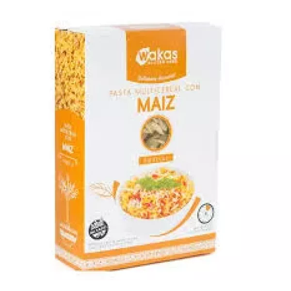 Pasta Fussilli Multicereal Con Maiz Wakas