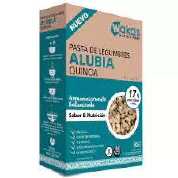Pasta Fussilli Poroto Alubia Y Quinoa Wakas