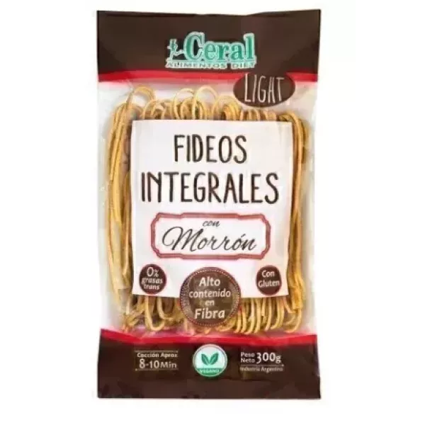 Fideos Integrales De Morron X 300 Grs Ceral