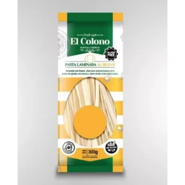 Fideos Al Huevo X300grs El Colono