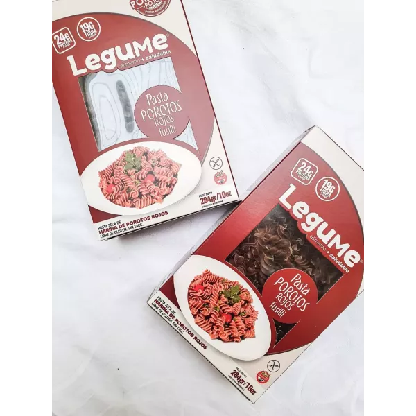Pasta Seca De Harina De Porotos Rojos Legume