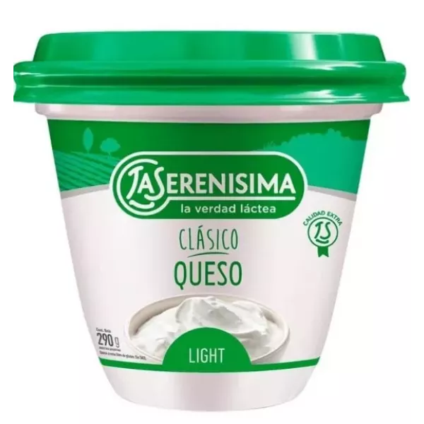 Queso Blanco Light Clasico 290 Grs La Serenisima