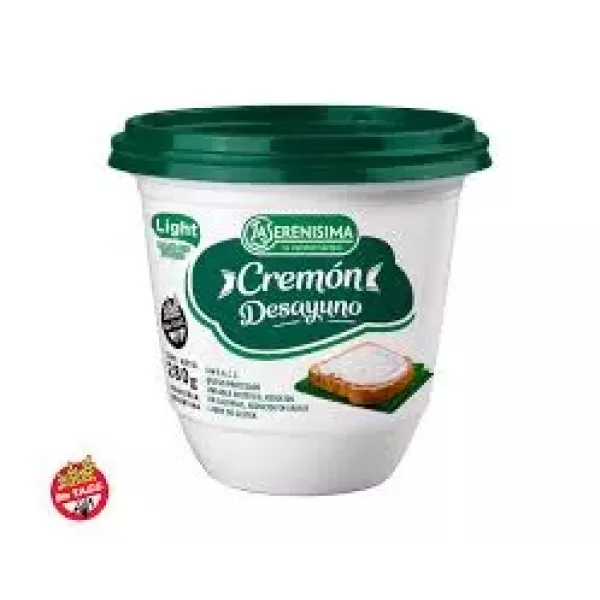 Queso Cremon Untable Light  X280grs La Serenisima