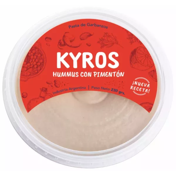 Dip De Hummus Con Pimentón Kyros