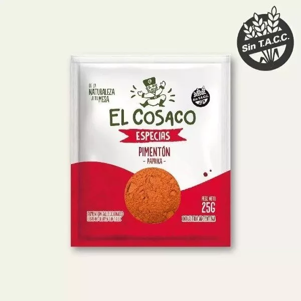 Pimenton Paprika Sin Tacc X 25grs El Cosaco