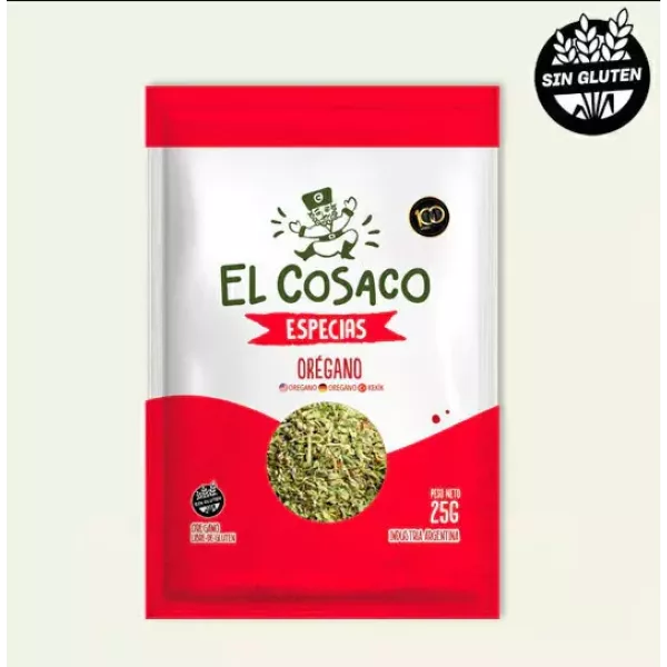 Oregano Sin Tacc X 25grs El Cosaco