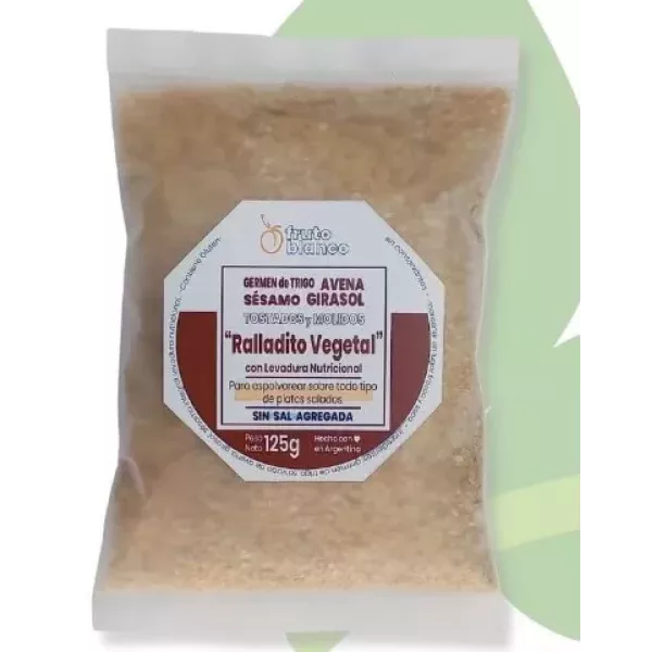 Ralladito Vegetal 125gr Fruto Blanco