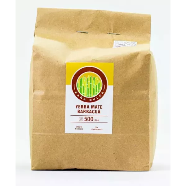 Yerba Barbacuá Agroecológica X 500 Grs Caña Dulce