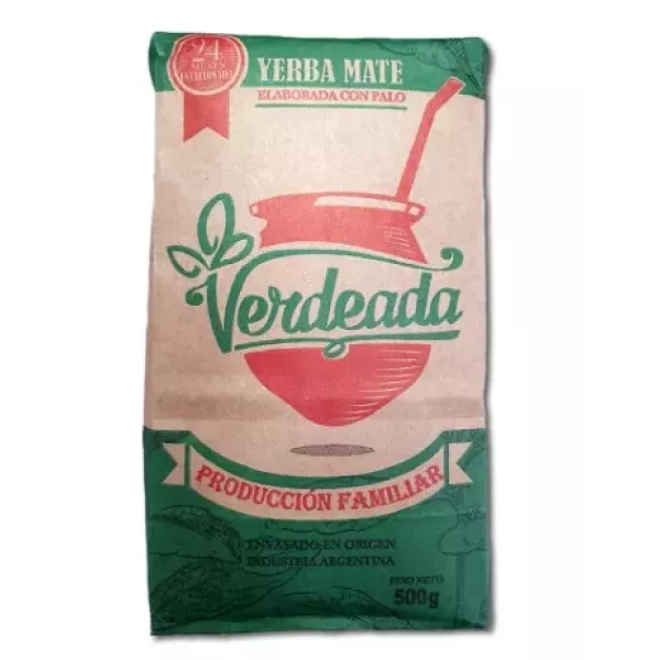 Yerba Mate Premium Estacionada X 500 Verdeada