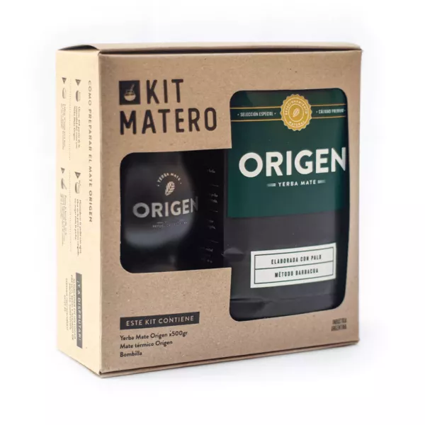 Kit Mate + Yerba X 500 Grs Origen
