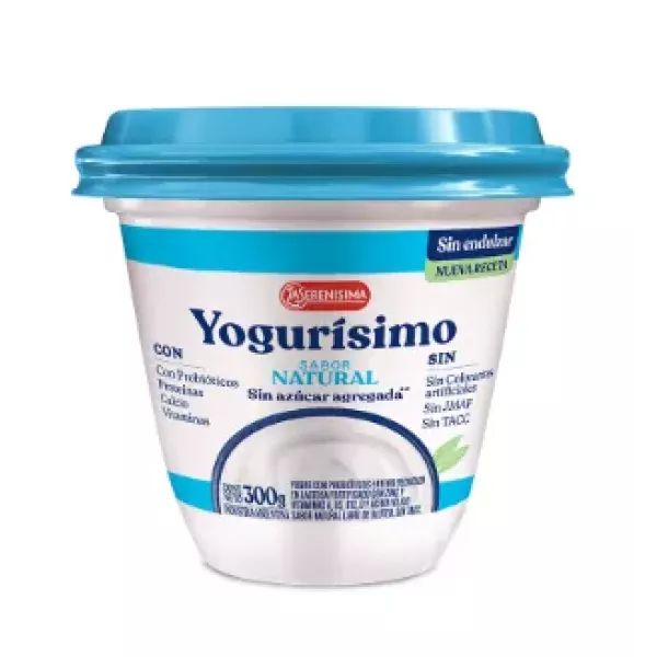 Yogurt Natural Sin Azucar Yogurisimo La Serenisima