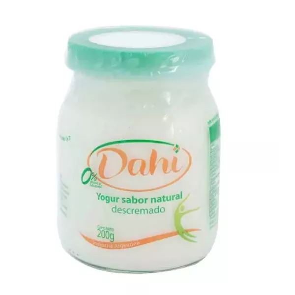 Yogur Descremado Natural X 200 Cc Dahi