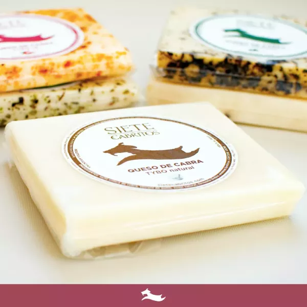 Queso Tybo De Cabra De Pastura Natural Sin Tacc Siete Cabritos