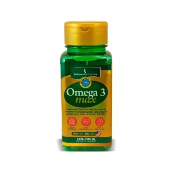 Omega 3 Max Con Certificación Ifos Innovanaturals X 60