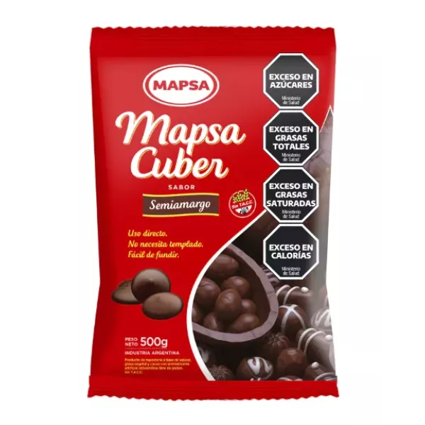 Chips De Chocolate Semiamargo Mapsa Cuber X 500gr