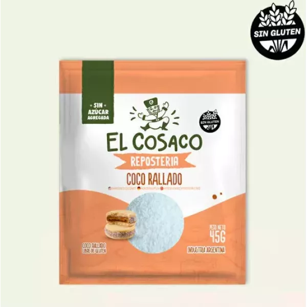 Coco Rallado  Sin Tacc X 45 Grs El Cosaco