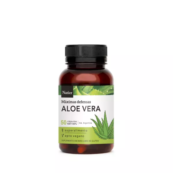Capsulas De Aloe Vera X50u Natier