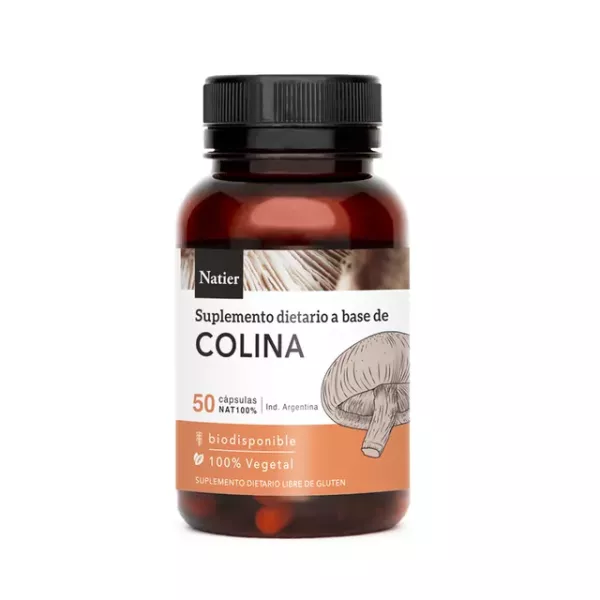 Capsulas De Colina X50u Natier