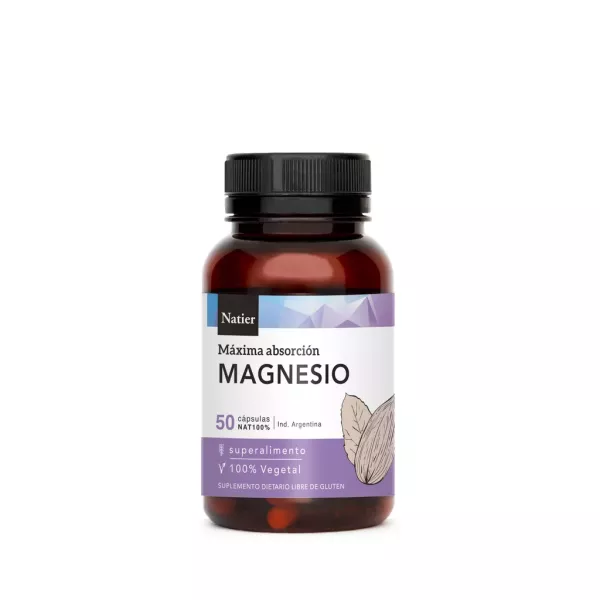 Magnesio En Capsulas X50u Natier