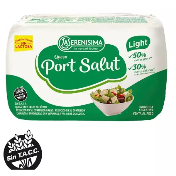 Queso Port Salut Light X500grs La Serenisima
