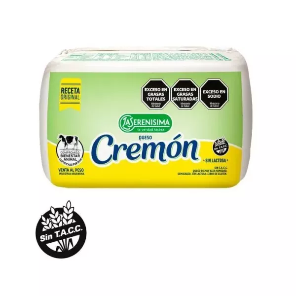 Queso Cremon Light La Serenísima X 500aprox