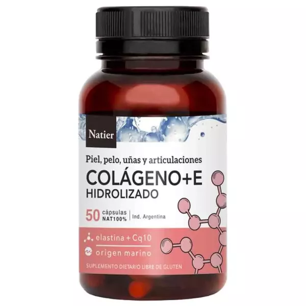 Capsulas De Colageno Hidrolizado + Vit E X 50 Natier
