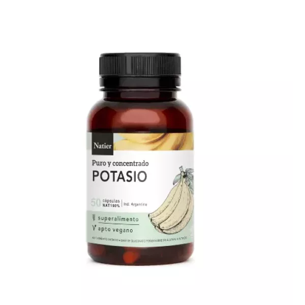 Capsulas De Potasio X50u Natier
