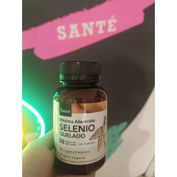 Capsulas De Selenio X50 Natier