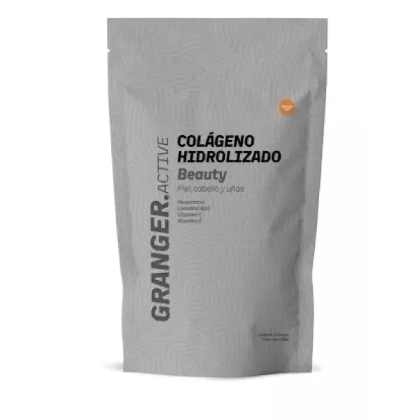 Colageno Hidrolizado Beauty 250 Grs Sabor Naranja Granger