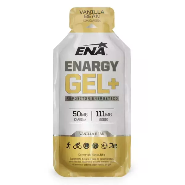 Energy Gel Vainilla Bean Con Cafeina 32 Gs Ena