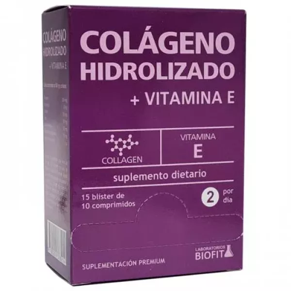 Colageno Hidrolizado + Vit E Blister De 10 Comprimidos Biofit