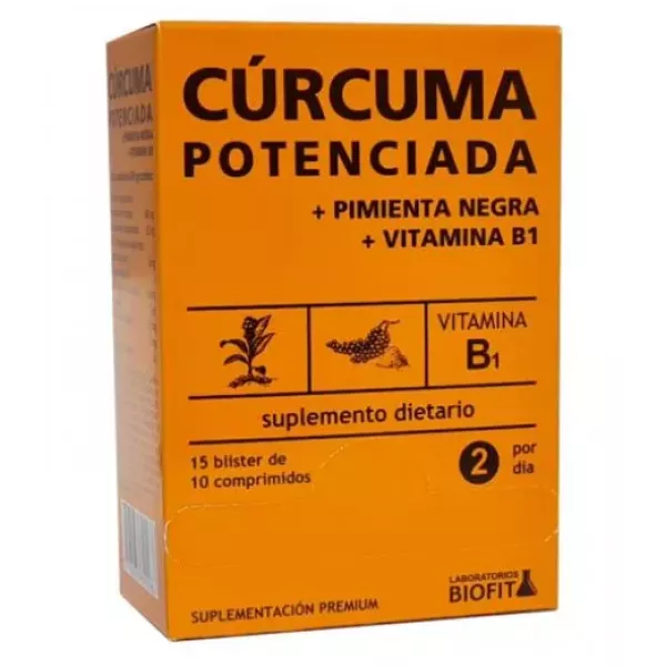 Curcuma Potenciada Blister De 10 Comprimidos Biofit