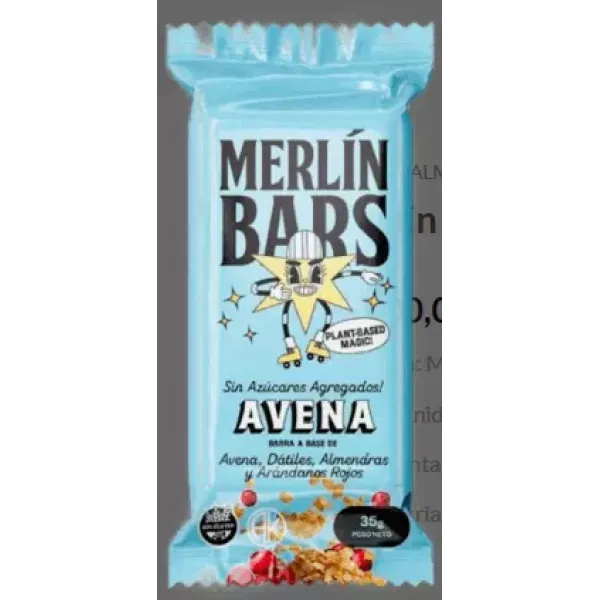 Barrita Raw De Avena Merlin Foods