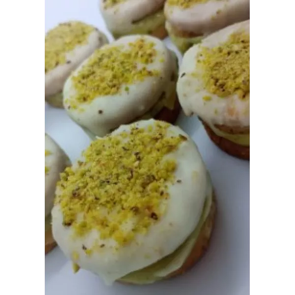Alfajores rellenos de pistacho x2 Keto Funes
