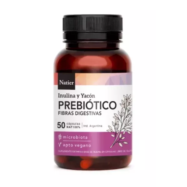 Capsulas De Prebioticos X 50 U Natier